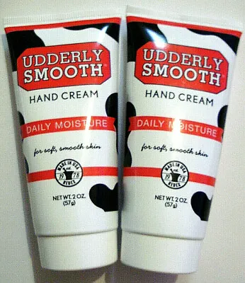 2 X UDDERLY SMOOTH Hand Cream Daily Moisture 2 Oz Creams Made In USA  • $6.98