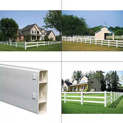 1-1/2 In. X 5-1/2 In. X 8 Ft. White Vinyl Ranch Fence Rail | • $112.99