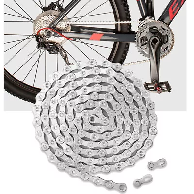 6/7/8/9 Speed 116 Links Road Mountain Bike Chain MTB Bicycle For Shimano Sram • $11.98