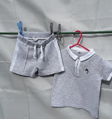 £5.50 • Buy Baby Boys RIVER ISLAND Shorts & T-shirt Smart Outfit Age 18-24 Months 