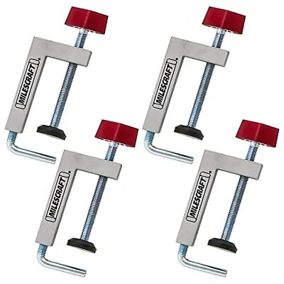 Milescraft 7209 Fence Clamps 4-Pack Mitre Router Table Saws 3/8  Rod Aluminum • $31.32