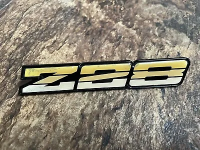 1982-92 Camaro Z28 Yellow Z-28 New Dash Dashboard Emblem Plate GM • $31.84