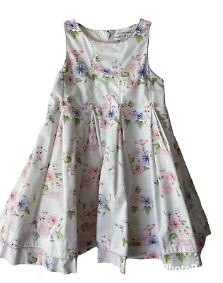 Maggie & Zoe Girls Size 3T Floral Fit And Flare Dress Easter Special Occasion  • $25