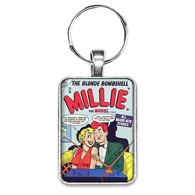 Millie The Model #58 Cover Key Ring Or Necklace Classic Teen Humor Comic Book • $12.95