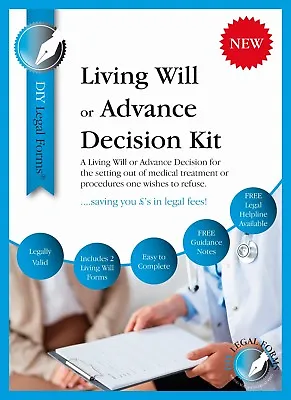 £10.99 • Buy Living Will/advanced Decision Kit, Latest Edition.