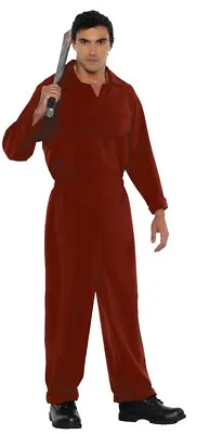 Boiler Suit Red Adult Mens Costume Michael Myers Jason Halloween • $31.95