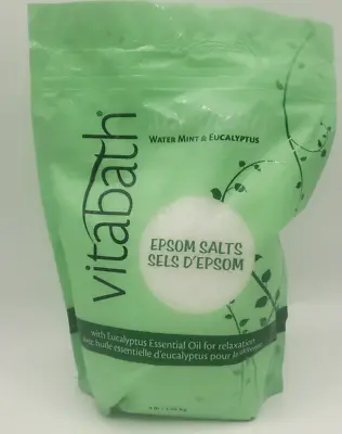 Vitabath Epsom Salts Water Mint & Eucalyptus Epsom Salts 48 Ounce • £11.68