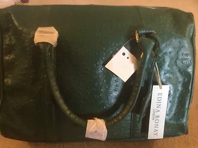Beautiful Green Leather Edina Ronay Handbag • £50