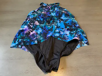 Black Blue MAGICSUIT  One  Piece Swimsuit Bikini  Size  12 • $13.99