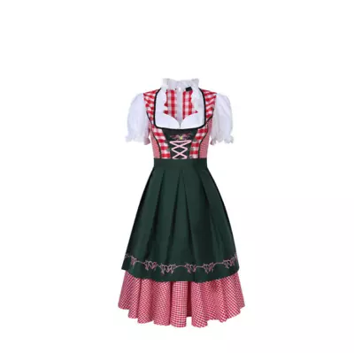 £18.26 • Buy UK Womens German Bavarian Dirndl Dress Apron Oktoberfest Fancy Beer Maid Costume