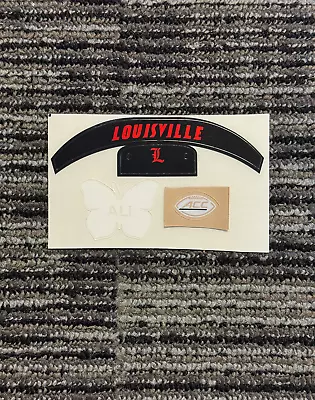 Mini Chrome Louisville Cardinals Football Helmet Decals • $15
