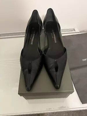 £40 • Buy Emporio Armani VINTAGE Women's Shoes EU 39 - Leather - Black 