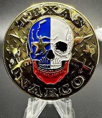 ‘Texas Narcos’ TX Narcotic Officers Lone Star Skull Tribute Novelty Police Coin • $13