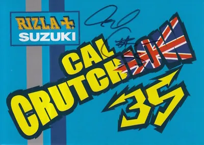 Cal Crutchlow Hand Signed BSB MotoGP WSBK Sticker. • £19.99