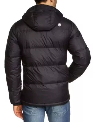 Marmot Mens Guides Down Hoody Coat Puffer Jacket Black Large • $129.69