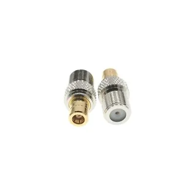 SMB Female To F Type Female Converter Adapter Radio Antenna RF Coaxial WiFi Jack • £2.99