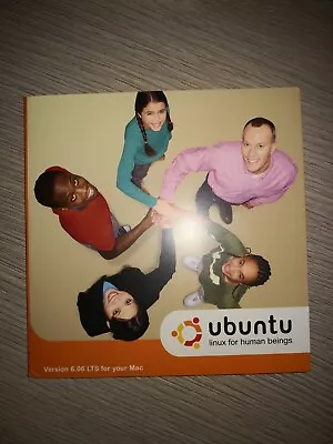 Original Ubuntu 6.06 LTS MAC Linux Install CD • £1.99