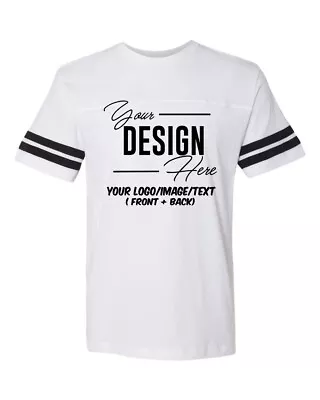 Ink Stitch Design Your Own Custom Printed Unisex Football Jersey Tee • $24.99