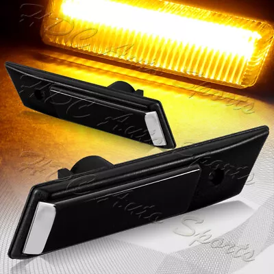 For 1992-1998 BMW 3-Series E36 Smoke Amber LED Turn Signal Side Marker Lights • $21.99