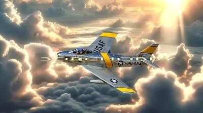 F-86D Sabre Jet 64  Wingspan RC Airplane Kit Laser Cut Balsa Ply Short Kit +Plan • $249.99