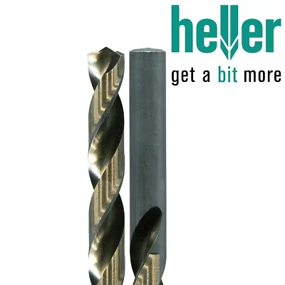 HIGH QUALITY HELLER HSS-G GROUND DRILL BITS ALL SIZES Cuts Hard Metals Steel • £4.17