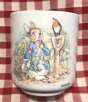 Vintage 1992 Beatrix Potter Peter Rabbit Plastic Egg Cup • £4.50