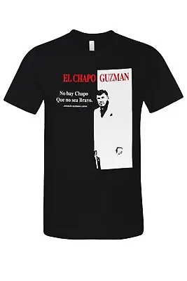 $16.90 • Buy El Chapo Mexican Scarface Cartel Joaquin Guzman Novelty Tee Shirts Black New