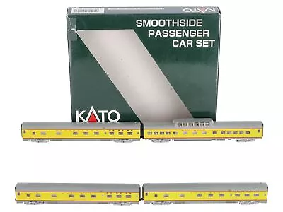 Kato 106-1301 N Union Pacific Smoothside Passenger Car Set (Set Of 4) LN/Box • $201.26