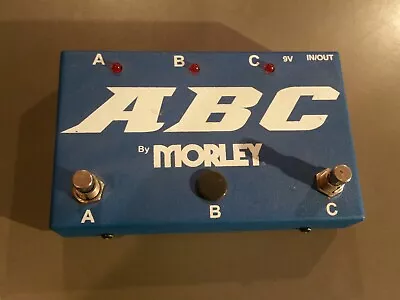 Custom Made By Morley ABC 3 Channel Selector ( Not A Combiner) Pedal Switch  • $190