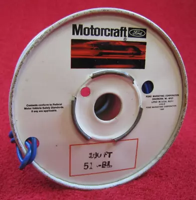 NOS Ford Motorcraft Spool Of Electrical Wire 514-BL Blue Wiring Harness OEM Part • $6.50