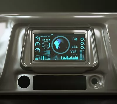$149.95 • Buy 1967-1972 Chevrolet C10 Truck, K5 Blazer & GMC Double DIN Radio Bezel STEREO