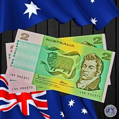 $22.25 • Buy Old Australian $2 Two-Dollar Banknotes - Uncirculated/Consecutive Numbered Notes