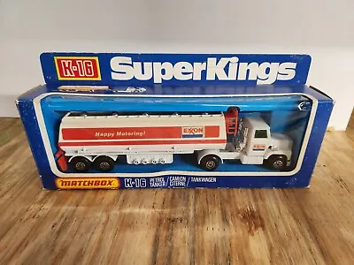 Matchbox Lesney K-16 SUPER KINGS EXXON TANKER / BOXED - BEAUTIFUL!! • $58.95