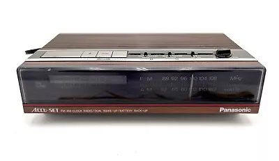 Vintage Panasonic RC-6085 FM-AM Digital Clock Radio Alarm Tested • $24.78