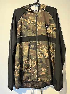 Adidas Climalite AOP Camo Windbreaker Size XL (Liam Gallagher) • £150