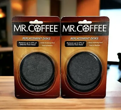Lot Of 2 Mr. Coffee Replacement Water Filter Disc (2 Per Pack) WFF  NEW • $9.95