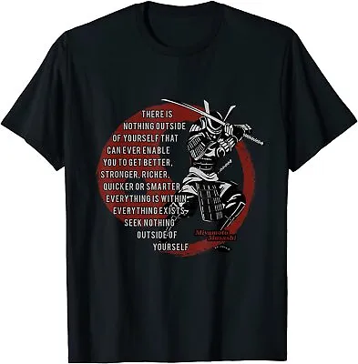 NEW LIMITED Miyamoto Musashi Japan Samurai Quote Men Women T-Shirt - MADE IN USA • $9.99