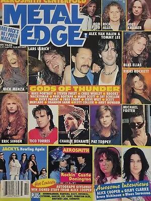 Metal Edge Magazine October1994 Jackyl Alice Cooper Anthrax Danzig B5 • $21.80