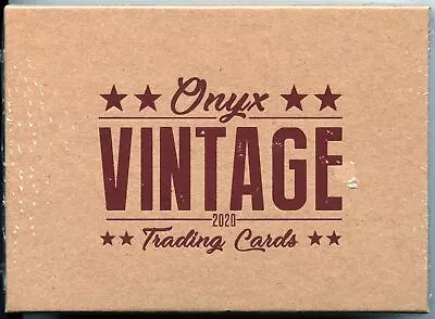 2020 Onyx Vintage Collection Baseball Factory Sealed Box • $40