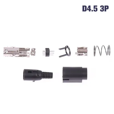 1Pcs/Set DIN 3/4Pin Male DC Power Plug Dual Power Supply Terminal Connector  GF • £3.67