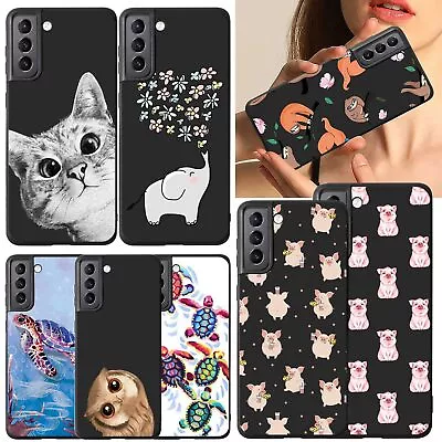 For Samsung Galaxy S23 S24 A15 A53 A14 Cartoon Animals Phone Case Soft TPU Cover • £5.03