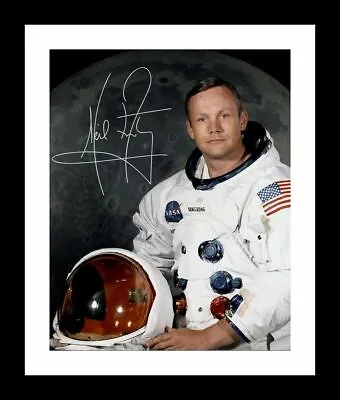 Neil Armstrong Autograph Signed & Framed Photo • £19.99