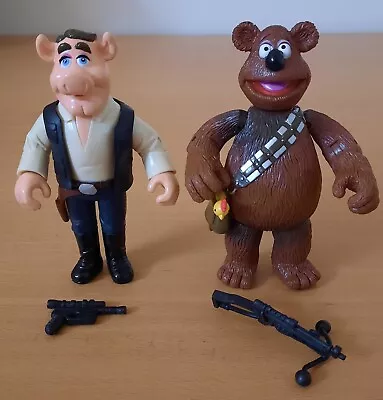 Star Wars The Muppets Link Hogthrob And Fozzie Bear As Han Solo And Chewbacca... • £49.99