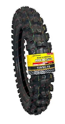 Dunlop MX53 100/90-19 Rear Dirt Bike Motorcycle Tire Geomax 100 90 19 45236253 • $114.99