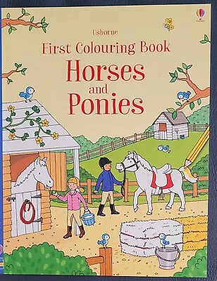 £3.49 • Buy First Colouring Book Horses And Ponies By Jessica Greenwell (Paperback, 2018)