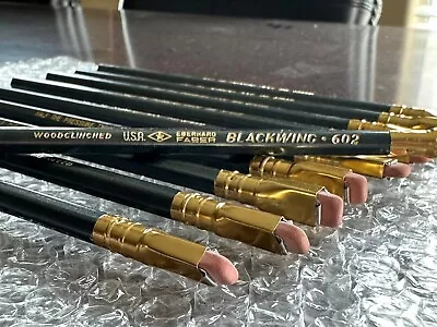 NEW! 10 Blackwing Woodclinched Eberhard Faber Castell  602 Pencils Original Lot • $265