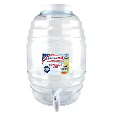 American Maid 5 Gallon Vitrolero White Beverage Dispenser • $16.98