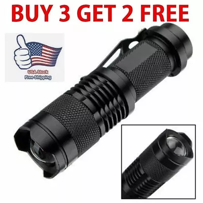 Super Bright LED Tactical Flashlight Military Grade Torch Small Handheld Light • $4.99