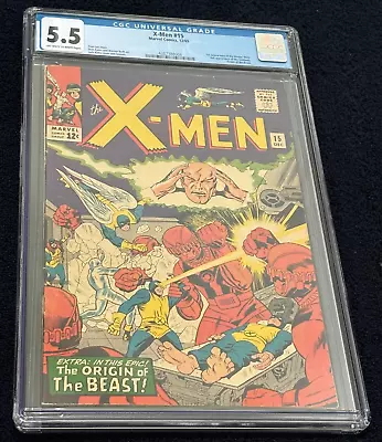 X-Men #15 (Dec 1965) ✨ Graded 5.5 OFF-WHITE TO W By CGC ✔ 1st App Master Mold • $150