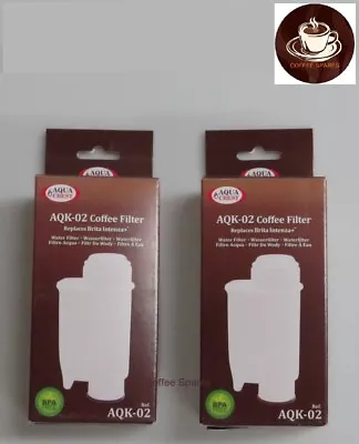 Twin Pack WATER FILTER For SAECO Coffee Machine Replaces Brita Intenza + • $25